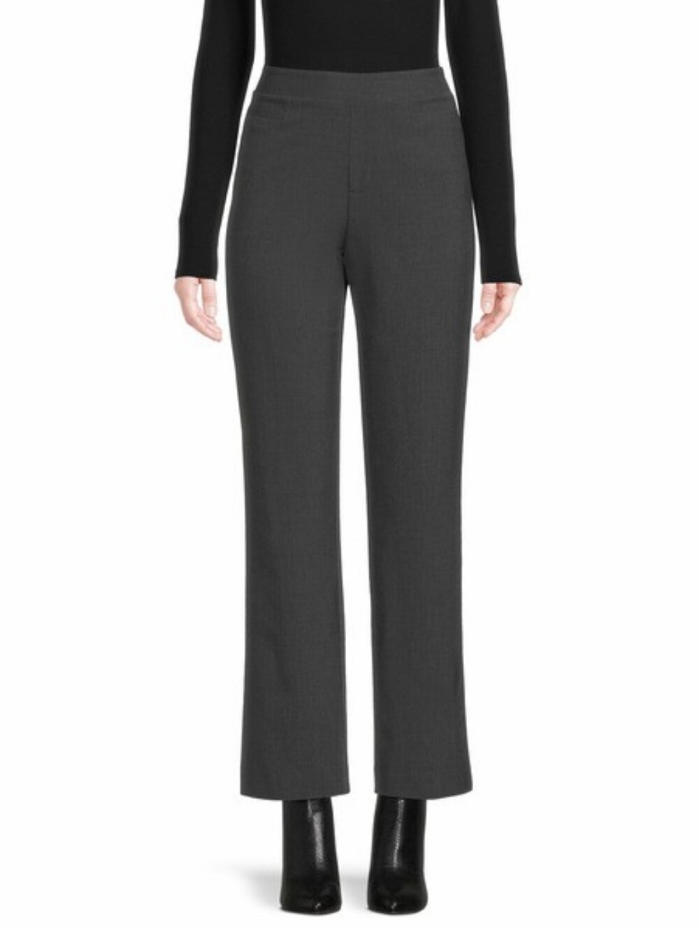 Time and Tru Grey Women's Jogger Pants with Elastic Waist